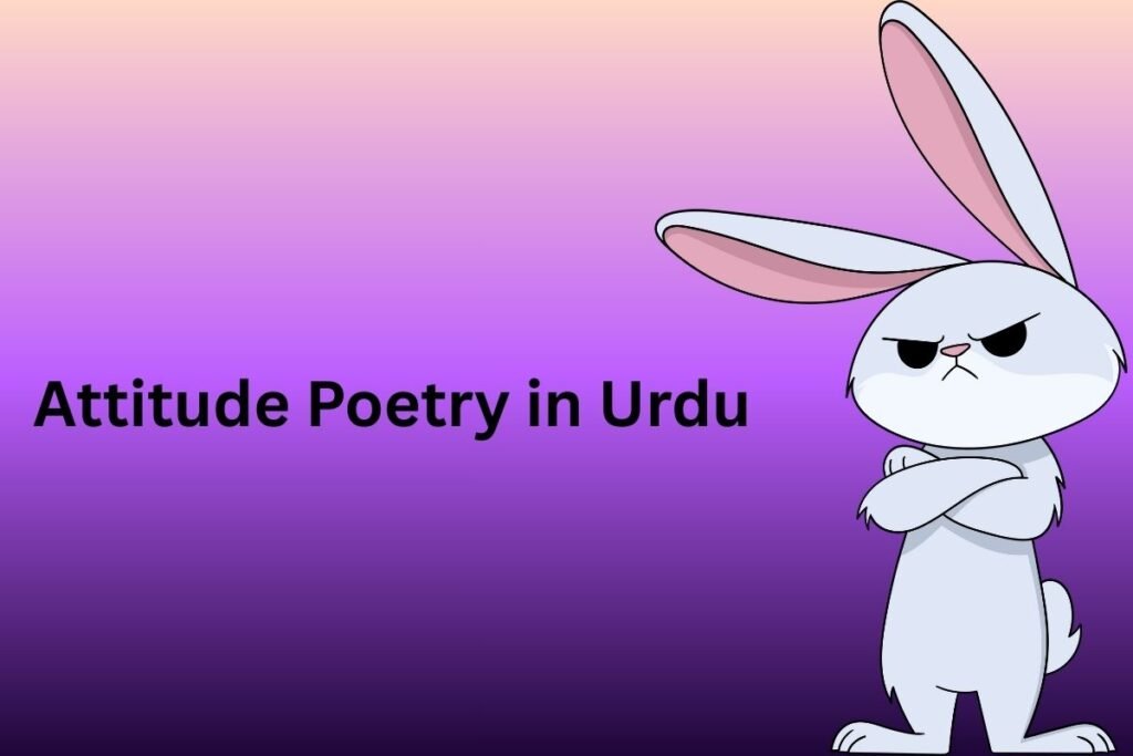 Attitude Poetry in Urdu