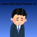 John Elia Urdu Poetry 2 Lines Love