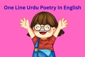 One Line Urdu Poetry In English