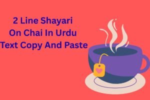 2 Line Shayari On Chai In Urdu Text Copy And Paste