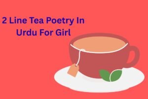 2 Line Tea Poetry In Urdu For Girl