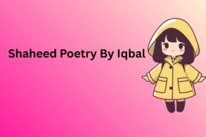 Shaheed Poetry By Iqbal